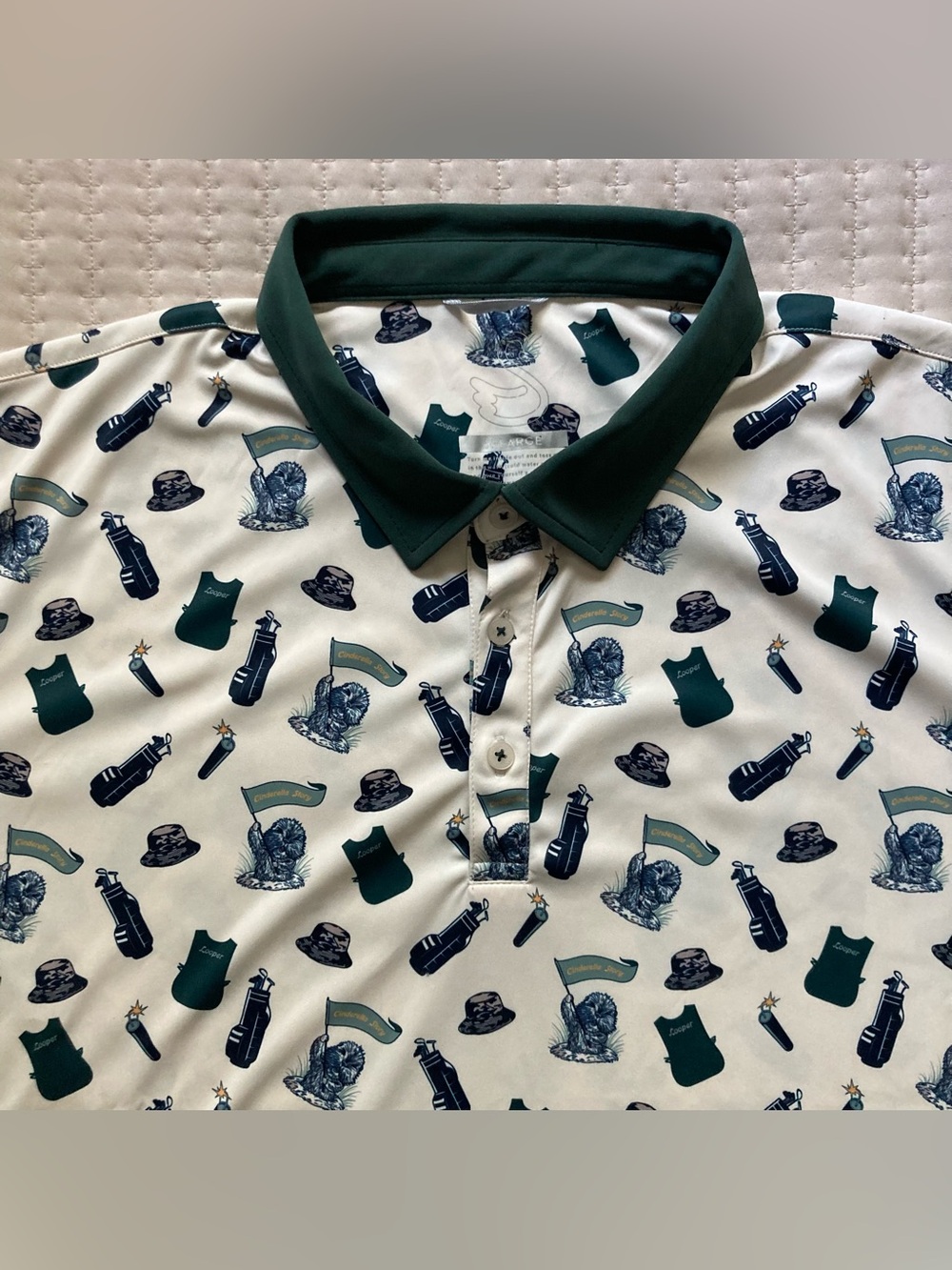 Swannies Caddyshack Performance Golf Polo Men’s XL Rebecca Creek Texas Golf